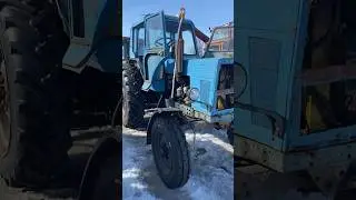 НОВАЯ ЖИЗНЬ МТЗ #сельскоехозяйство #ссср #фермер #снег #трактор #зерно #новаяжизнь