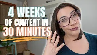 Plan 4 weeks of content in 30 minutes using content pillars