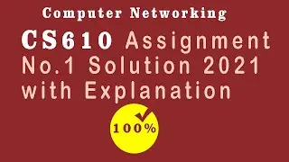 CS610 Assignment 1 solution 2021 (Computer Networking)