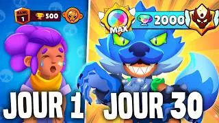 30 DAYS to COMPLETE BRAWL STARS (Master, 2 prestige, ALL brawlers with 1000 trophies)