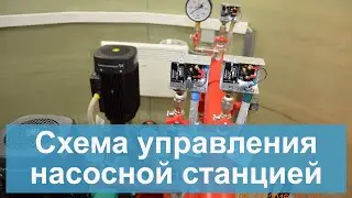 Схема управления насосной станцией