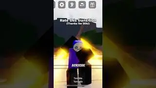 Rate this transition | The Strongest Battlegrounds #shorts #roblox #thestrongestbattlegrounds