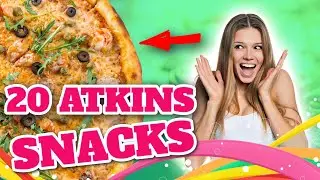 Top 20 Atkins Diet Snacks Allowed | Good Low Carb Snacks To STOP Those Cravings | Keto Friendly Too!