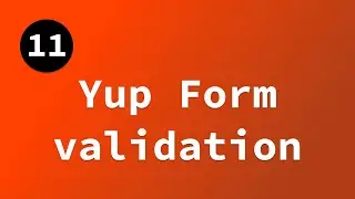 Form validation using Yup in Sveltekit