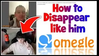 how to disappear on omegle | vanish trick using cam | laptop camera used