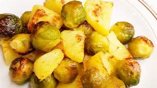 Cavoletti di Bruxelles e Patate al forno *semplicissimo*