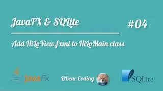 [04] JavaFXandSQLite - Add View to Main class [add scene to stage]