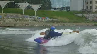 Surfing Wave at Riverscape Metro Park, Dayton Ohio