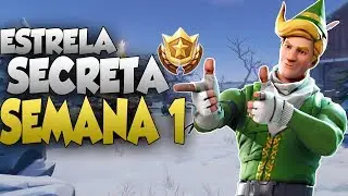 PEGANDO A ESTRELA SECRETA DA SEMANA 1 Season 7 - Fortnite