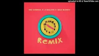 Nio Garcia,J Balvin,Bad Bunny - AM (Remix) (Audio)