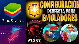 🔴CONFIGURACION Y SENSIBILIDAD para PEGAR todo ROJO en BLUESTACKs 4.240, 4.280 Y MSI FREE FIRE 💯😈