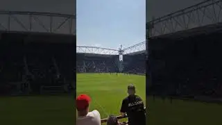 Rangers fans at Tynecastle singing Ibroxonia