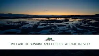 Time Lapse of Sunrise and Tiderise at Rathtrevor Beach