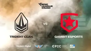 Trident Clan vs Gambit Esports - EPIC CIS League Spring 2021 - map1 - de_mirage [MintGod & Smile]