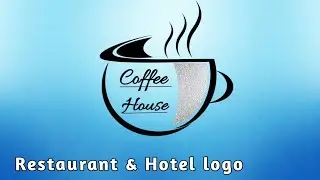 Restaurant and Hotel logo on android | | coffee house logo ।। pixellab logo design