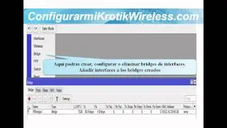 Configuración -Tour Mikrotik Wireless