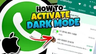 👉 HOW to ACTIVATE DARK MODE on WHATSAPP in IPHONE 🔥 [6, 7, 8, x, 11, 12, 13, 14, 15]