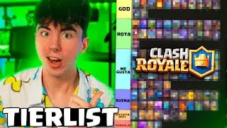 TIERLIST DE TODAS LAS CARTAS - CLASH ROYALE 2022😇 - BENIJU