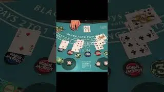 $2400 SWING ON BLACKJACK!! INCREDIBLE ACTION HAND!! #shorts