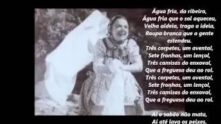 Beatriz Costa-Canção da roupa branca -Áudio com letra