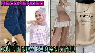 SHOPEE HAUL OUTFIT KOREAN STYLE HIJAB | OOTD KEKINIAN BANGET