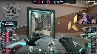 Shroud reacts to Asuna ACE against Sentinels | VCT