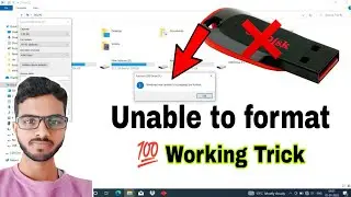 windows was unable to format [ pendrive ] 💯% Working Trick {Part-2}