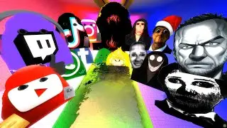 Youtube Munci, TikTok Munci,Twitch Munci, Goku Munci And Angry Munci Family Nextbot Gmod
