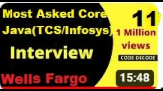 Core Java Interview Questions /TCS/IBM/Wipro/Wells Frago/J P Morgan/HP/Durga sir/Abdul Bari