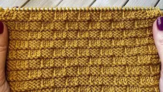 Checkerboard Simple Knitting Pattern
