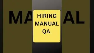 Testing Jobs| shorts| Hiring Manual QA| shorts