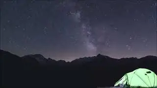 Волшебное ночное небо: звезды и падающие звезды