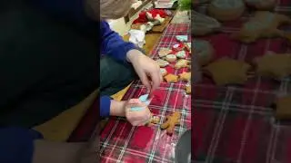 Gingerbread factory in the village.