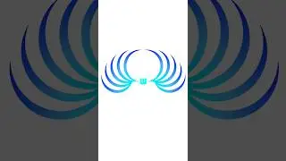 W logo in Coreldraw 