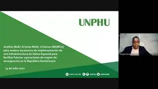 Análisis MAMCA para evaluar escenarios de implementación de una IDE para Mapeo de Emergencias en RD.