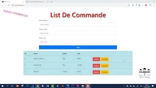 Angular9 avec une Api Rest et Json Server (CRUD) Darija