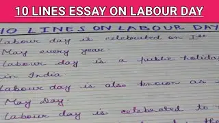 10 Lines on Labour Day/Essay on labour day| few lines on labour day in English