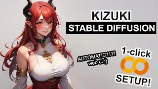 Kizuki - Stable Diffusion 1-CLICK Google Colab Setup