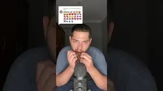 ASMR EMOJI CHALLENGE 😱😡❤️🥶🍫🤑💋👄👅🗣️