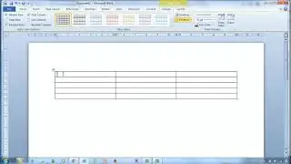 Move a table down for a heading in Word