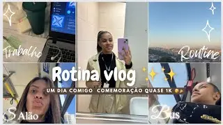 Rotina um dia comigo | Em comemoração, rumo a 1K 🎬💗🥹 • | Rah Souza ✨