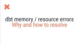 dbt Cloud - Memory / Resource Errors During build / compile / docs generate