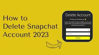 How to delete snapchat account permanently 2023 |