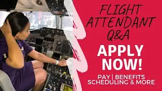 FLIGHT ATTENDANT Q&A Part 2 | APPLY NOW! PAY? FREE FLIGHTS? SCHEDULING & MORE!