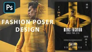 fashion poster design | poster design in photoshop