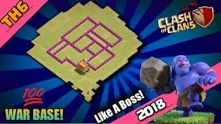 NEW BEST TH6 WAR [DEFENCE] BASE 2018 !! ANTI 3 STAR BASE DESIGN - Clash Of Clans