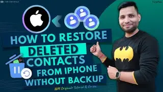 How to Recover Deleted Contacts from iPhone without Backup (2023) Restore lost Contacts iPhone/iPad