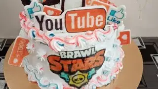 простое украшение торта 🎂  