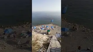 Лестница в Чёрное море. Где купаться в Геленджике. #море #отдых #пляж #природа #красота #beach