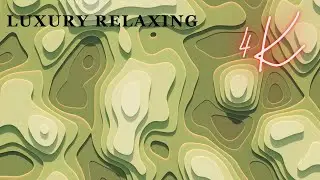 Luxury Relaxing | 4K Minimal loop | Green | 100% Mood Enhancer